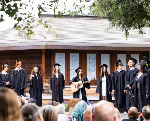 High School Graduates perform Lean on Me by Bill Withers