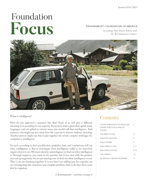 Foundation Focus Summer-Fall 2023 Cover